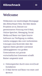 Mobile Screenshot of kloenschnack.net